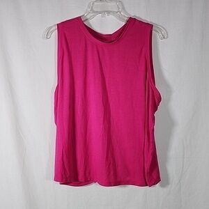 🤎 Old Navy Active Sheer Pink Tank Top, Size XXL